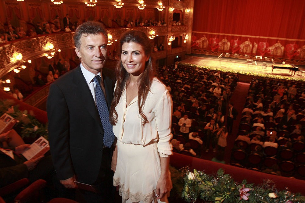 Претседателот на Аргентина Маурицио Макри и неговата сопруга Јулијана Авада
