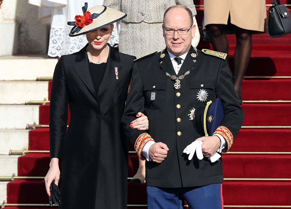 Принцот Алберт 2 од Монако и Принцзата Шарлин од Монако