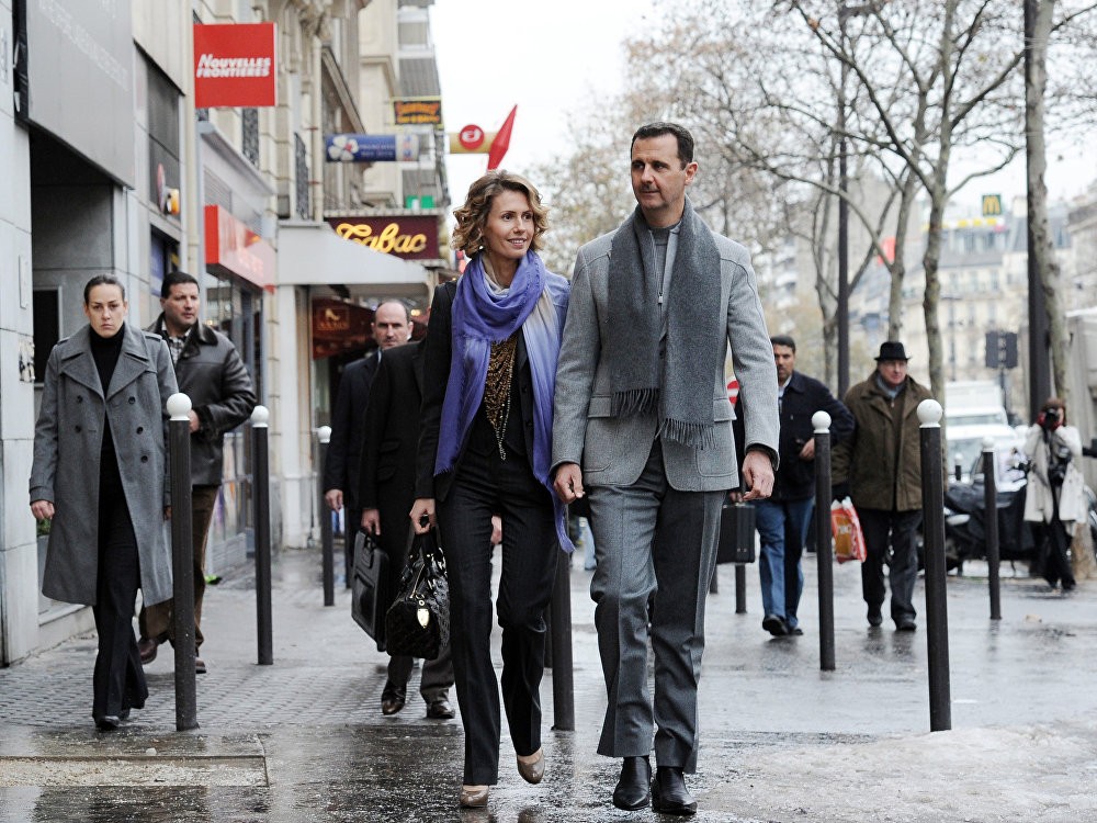 Претседателот на Сирија Башар ал-Асад и неговата сопруга Асма Асад