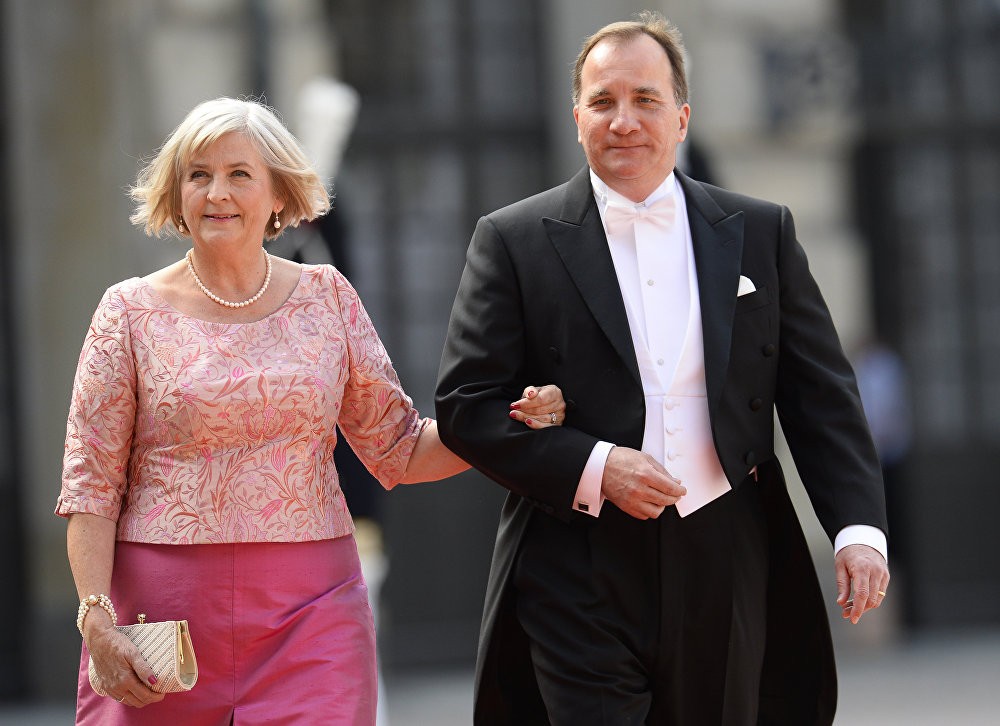 Шведскиот премиер Стефан Лофвен и неговата сопруга Ула