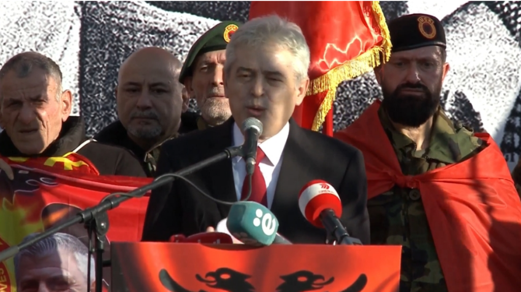 Ахмети: Денешниот протест не е против Македонија