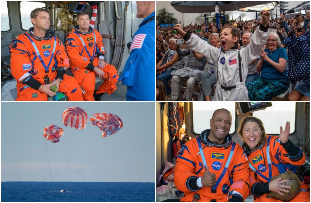 (Фото+видео) Екипажот на Артемис 2 безбедно се врати на Земјата!