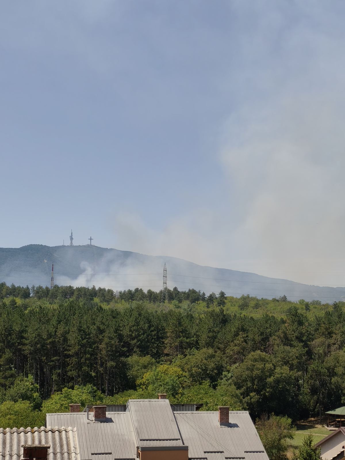 Пожар во парк шумата Гази Баба