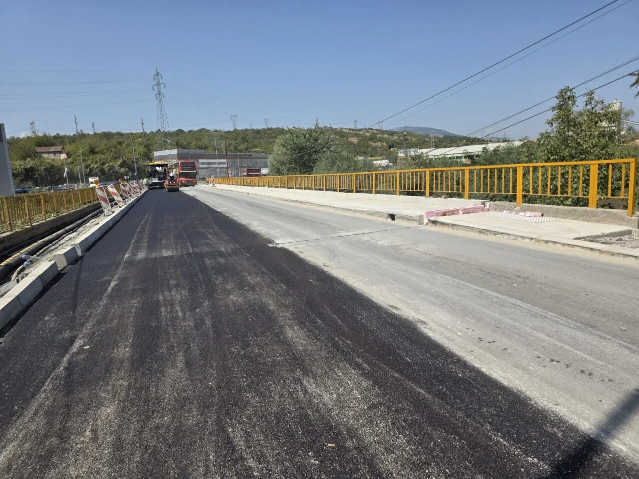 Заврши санацијата на мостот пред Драчево, од утре ќе биде во целосна функција