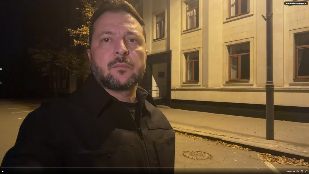 (Видео) Зеленски предупреди на можен масовен руски напад: „Украинските служби и нашето Воено воздухопловство се подготвени да одговорат“